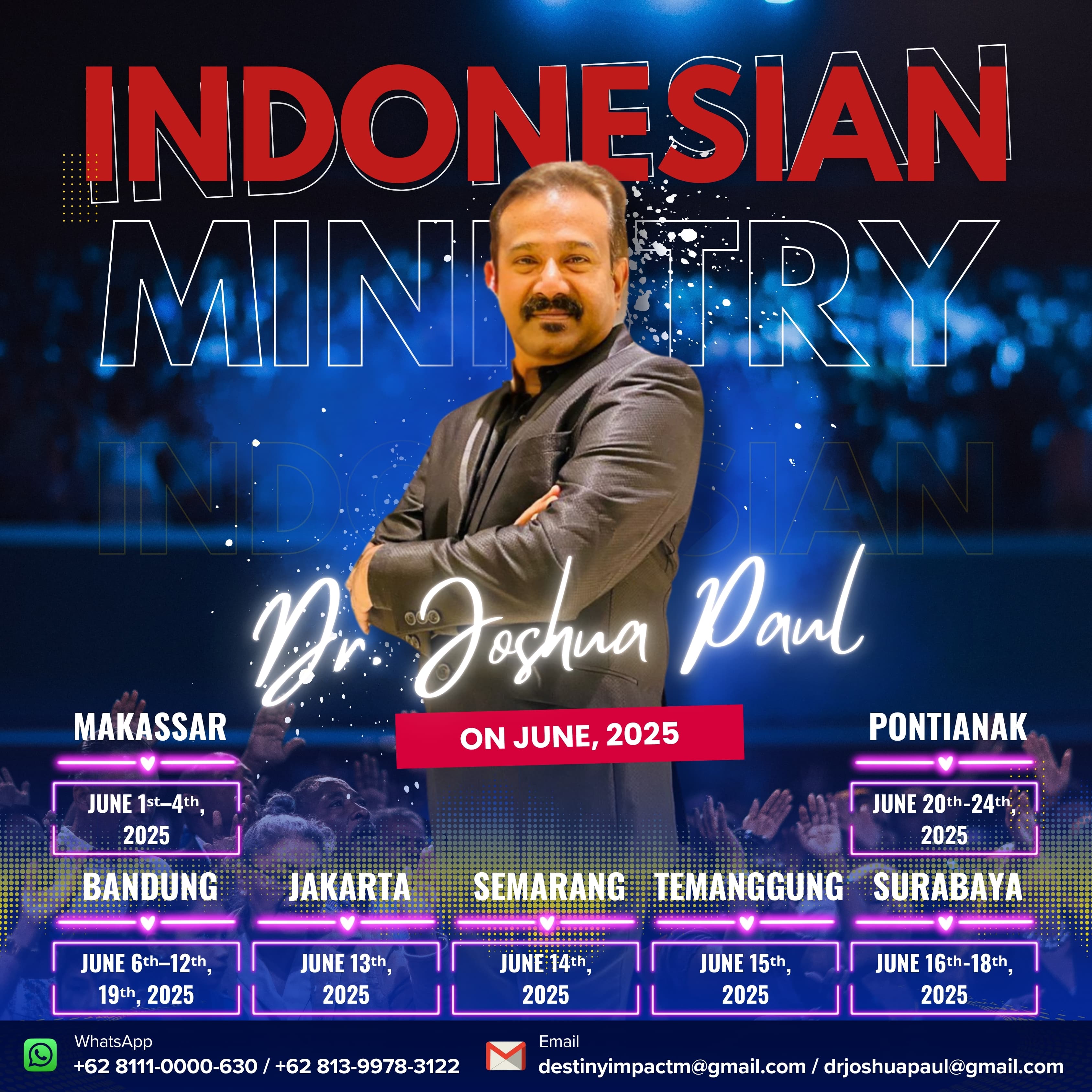 Dr Joshua Paul INDONESIAN MINISTRY